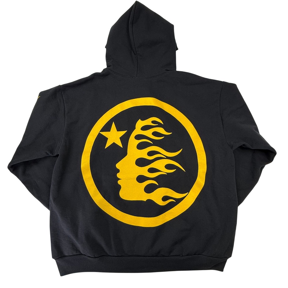 Hellstar Overseas Fall 2023 Exclusive Hoodie Black Yellow XXL Made in LA